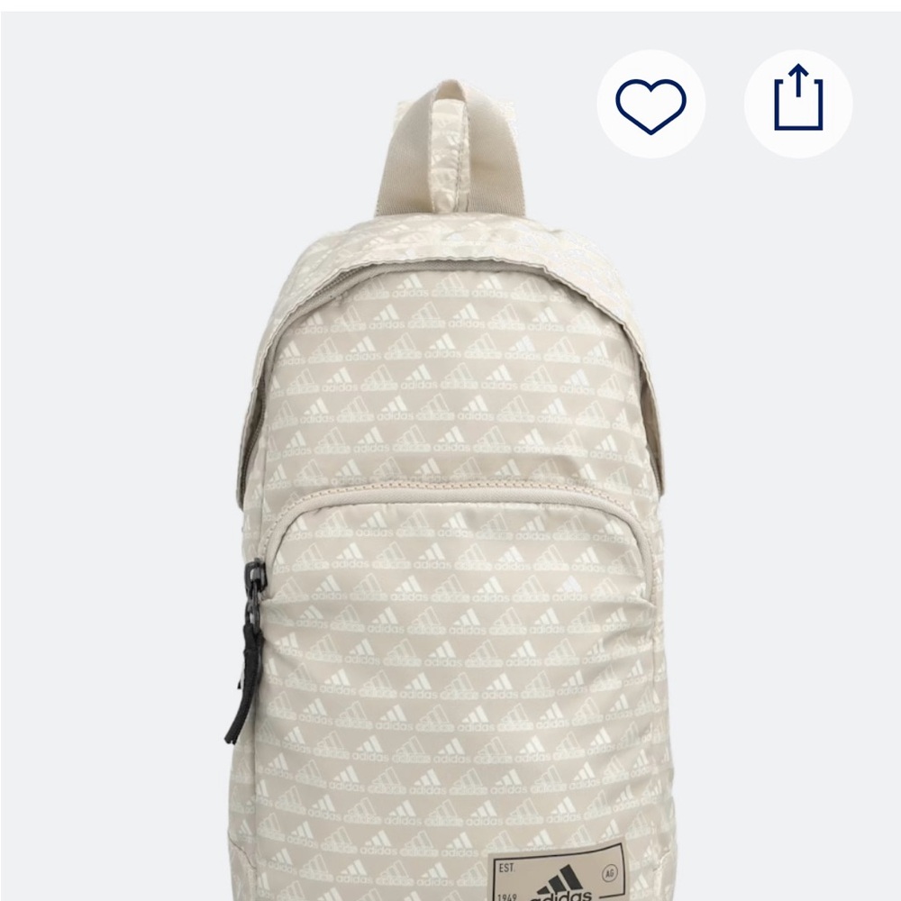 Adidas Cream Crossbody Bag